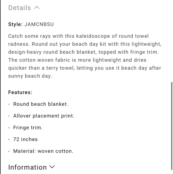 Billabong 🌴 Sunny Beach Blanket - Picture 6 of 6